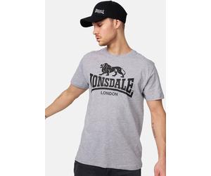 Lonsdale - Logo Marl Grey - T-Shirt S