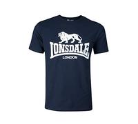 Lonsdale Logo T-Shirt (DE/NL/SE/PL, Alphanumerisch, L, Regular, Regular, Navy)