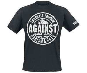 Lonsdale London Against Racism T-Shirt schwarz in L