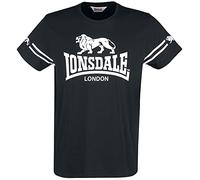 Lonsdale London Aldeburgh Männer T-Shirt schwarz M 100% Baumwolle Basics, Casual Wear, Streetwear