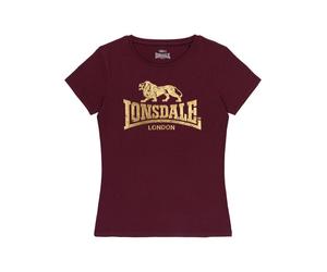 Lonsdale London Bantry T-Shirt burgund in XS
