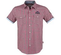 Lonsdale London Berny Kurzarmhemd rot in S