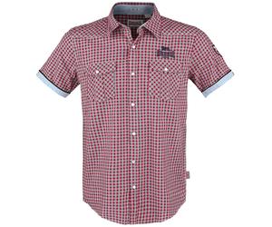 Lonsdale London Berny Kurzarmhemd rot in S