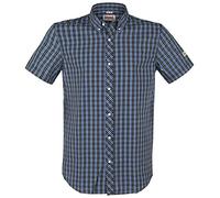 Lonsdale Herren Kurzarmhemd schmale Passform BRIXWORTH XXL, Blue/White/Black