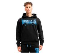 Lonsdale Herren Kapuzensweatshirt Normale Passform Chatsworth Black/Blue L