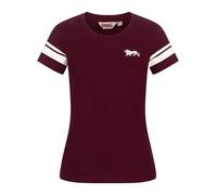 Lonsdale Damen T‑Shirt CORTON – Oxblood/Ecru – Größe M