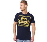 Lonsdale London Damen Hounslow Regular Fit T shirt, Navy, XXL EU