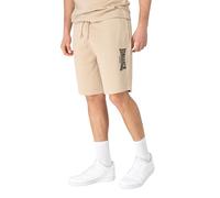 Lonsdale Fringford Sweat Shorts Beige L Mann