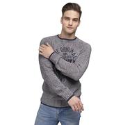 Lonsdale Herrenpullover Borden Crewneck Strick Grau S