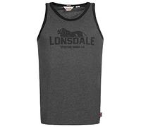 Lonsdale London Herren CURETON Slim Fit Tank Top, Marl Ash, L