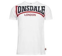 Lonsdale T-Shirt CREATON, mit großem Frontdruck XXL weiß Herren Shirts XXL white