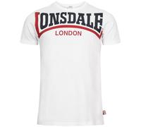 Lonsdale London Herren Slim Fit T-Shirt CREATON, White, XXXL, 113705