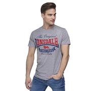 Lonsdale London Herren T Shirt Trägerhemd Corrie, Grau, M
