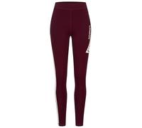 Lonsdale Damen Lowstoft Leggings, Oxblood/Ecru, L EU