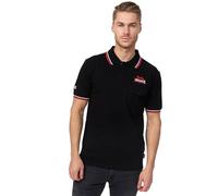 Lonsdale London Lynton Männer Poloshirt schwarz M 100% Baumwolle Rockabilly, Streetwear