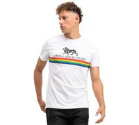 Lonsdale London Mens Nelson T-Shirt, White, Small