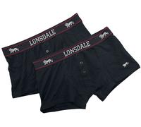 Lonsdale London Oakworth Boxershort schwarz in 3XL