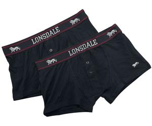 Lonsdale London Oakworth Boxershort schwarz in M