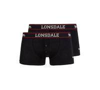 Lonsdale London Oakworth Herren-Boxershort - schwarz L
