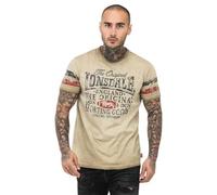 Lonsdale Skeld Short Sleeve T-shirt Beige M Herren