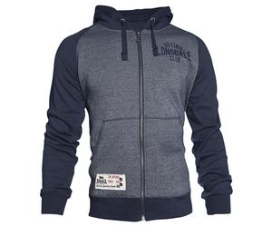 Lonsdale London Slough Kapuzenjacke blau meliert in 5XL