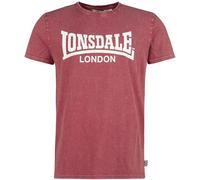 Lonsdale Herren STOFA T-Shrit, Red/Ecru, Medium