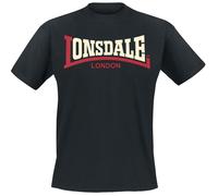 Lonsdale London Two Tone T-Shirt schwarz in L
