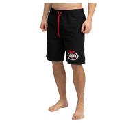 Lonsdale Herren Beachshorts Normale Passform Ventnor, Black/Red/White, XL