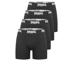 Lonsdale London West Challow 4er-Pack Boxershort schwarz in S