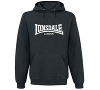 Lonsdale London Wolterton Kapuzenpullover schwarz in S
