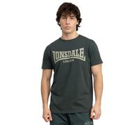 Lonsdale Male-Adult Fulwood T-Shirt, Green/Green, XL