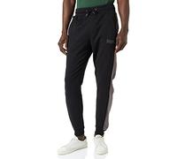 Lonsdale Men's CHIVELSTONE Jogginghose, Black/Marl Ash, S