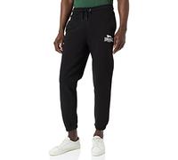 Lonsdale Men's SAINTFIELD Jogginghose, Black/White, M