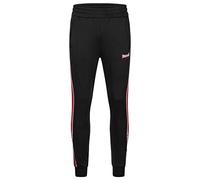 Lonsdale Men's TOLVADDON Jogginghose, Black/Red/White, L