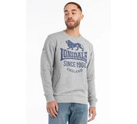 Lonsdale - Noss Marl Grey/Navy - Sweater - Grau - M - 90% Baumwolle, 10% Viskose Grau M