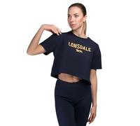 Lonsdale Oversized Tshirt Damen L Moira | T-Shirt Damen Cropped Oversize, Stylisch Frauen Shirt - Trendiges T-Shirt