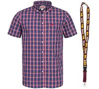 Lonsdale Poloshirt - Polohemd - Herren Hemd - Kurzarm Shirt - Limited Schluesselband (Brixworth red, M)