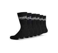 Lonsdale Socken Socks Sock 6er Pack (DE/NL/SE/PL, Numerisch, 39, 42, Regular, Regular, black)
