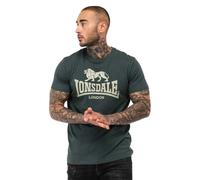 Lonsdale Herren T-Shirt Normale Passform ST. ERNEY, Green/Green, 5XL