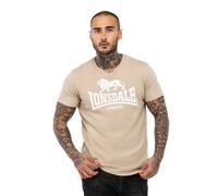 Lonsdale Herren T-Shirt ST. ERNEY – Normale Passform – Sand/White – Größe 5XL