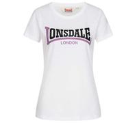 Lonsdale T-Shirt Damen - Damen Tshirt Regular Fit ACHNAVAST Shirt Damen aus 100% Gekämmte Qualitätsbaumwolle - T-Shirts für Damen Casual, perfekt für den Stadtbummel, Arbeit XXL