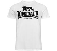 LONSDALE T-Shirt Herren LOGO GOTS - weiß XXL