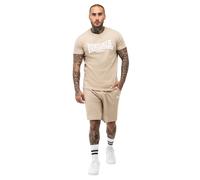 LONSDALE T-Shirt & Shorts Set Beige S
