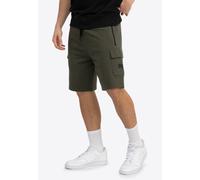 Lonsdale Herren Shorts Normale Passform TOTTON, Olive/Black, XL