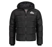 Steppjacke LONSDALE "TROVER", Herren, Gr. M, schwarz (schwarz, weiß), Obermaterial: 100% Polyester, Jacken Steppjacke (96720213-M) schwarz, weiß