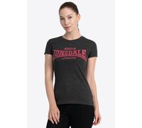 Lonsdale Damen Tulse T-Shirt, Marl Black, L EU