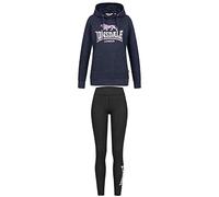 Lonsdale Women's IDOVER Sweatshirt, Navy/Black, M