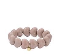 Look Beautiful Products Herz-Armband - Taupe (1 Stk.)