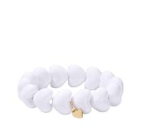 Look Beautiful Products Herz-Armband - Weiß (1 Stk.)