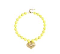 Look Beautiful Products Herz-Halskette - Gelb (1 Stk.)